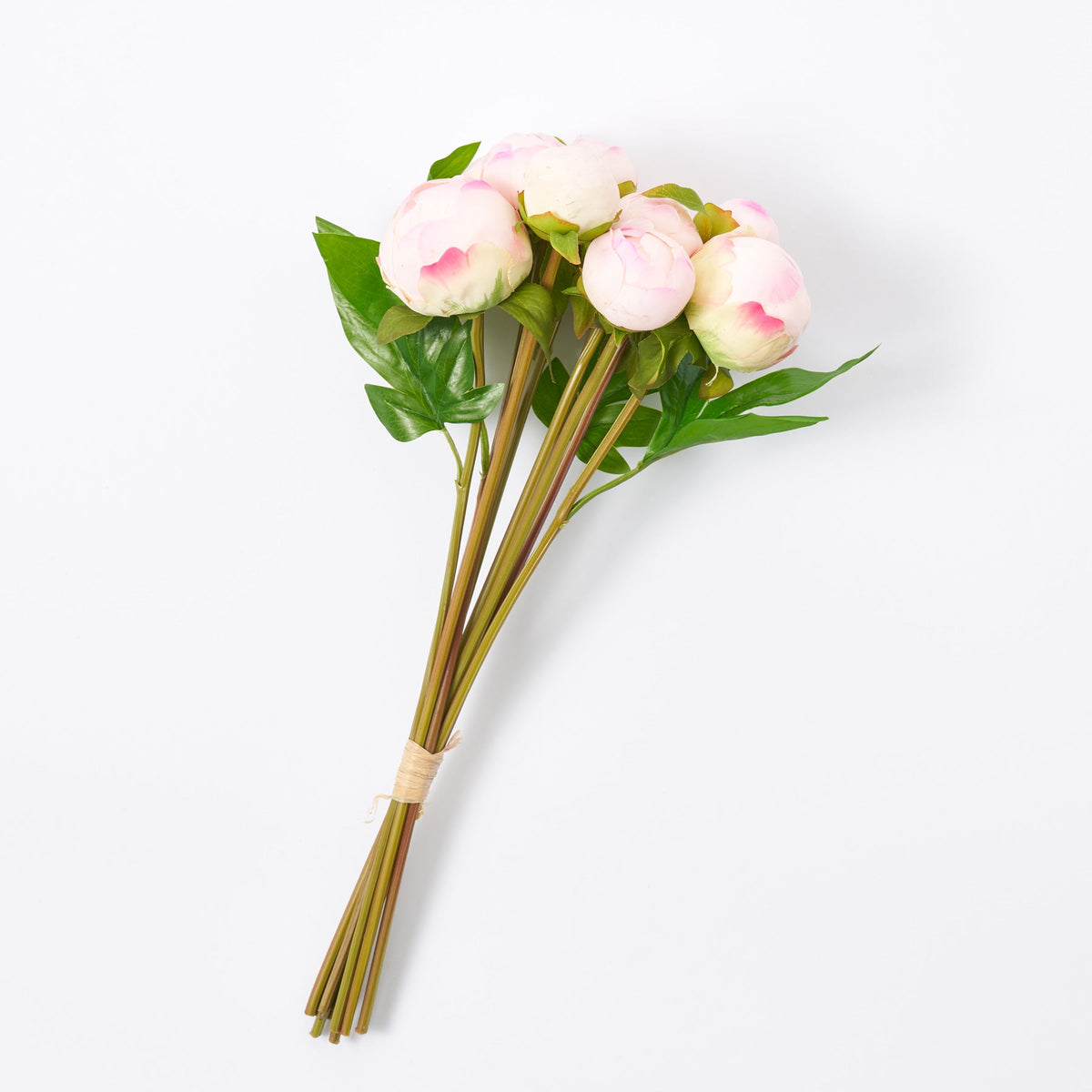 Real Touch Faux Peony Bud Bouquet Bundle of 10 Stems - Blush Pink – Darby  Creek Trading