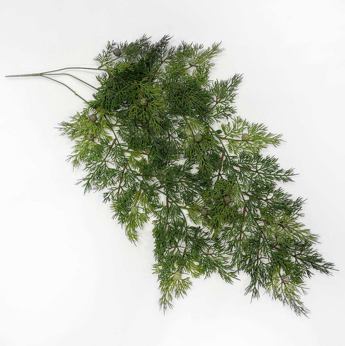 Real Touch Lux Seeding Juniper Large Hanging Branch Winter Bush 36