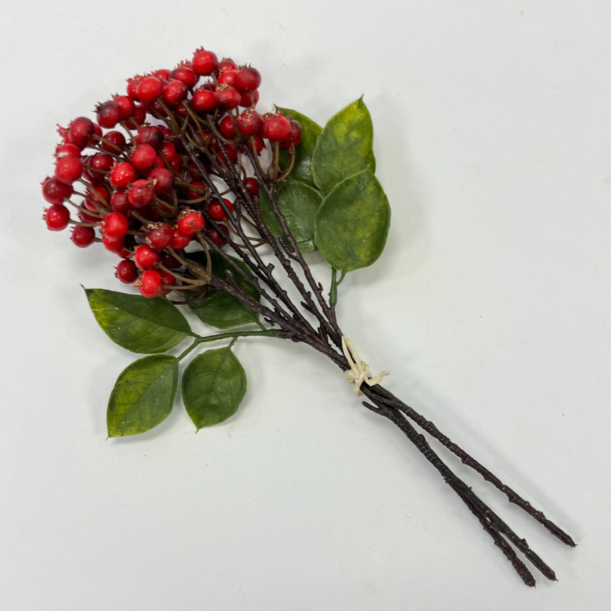 Dark Red Currant Berry Bush Faux Christmas Stem - 20 – Darby Creek Trading