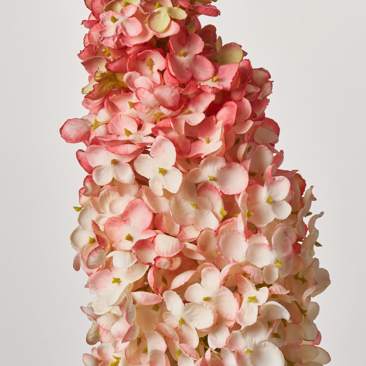 Light Pink Silk Pee Gee Hydrangea Single Long Stem Spray