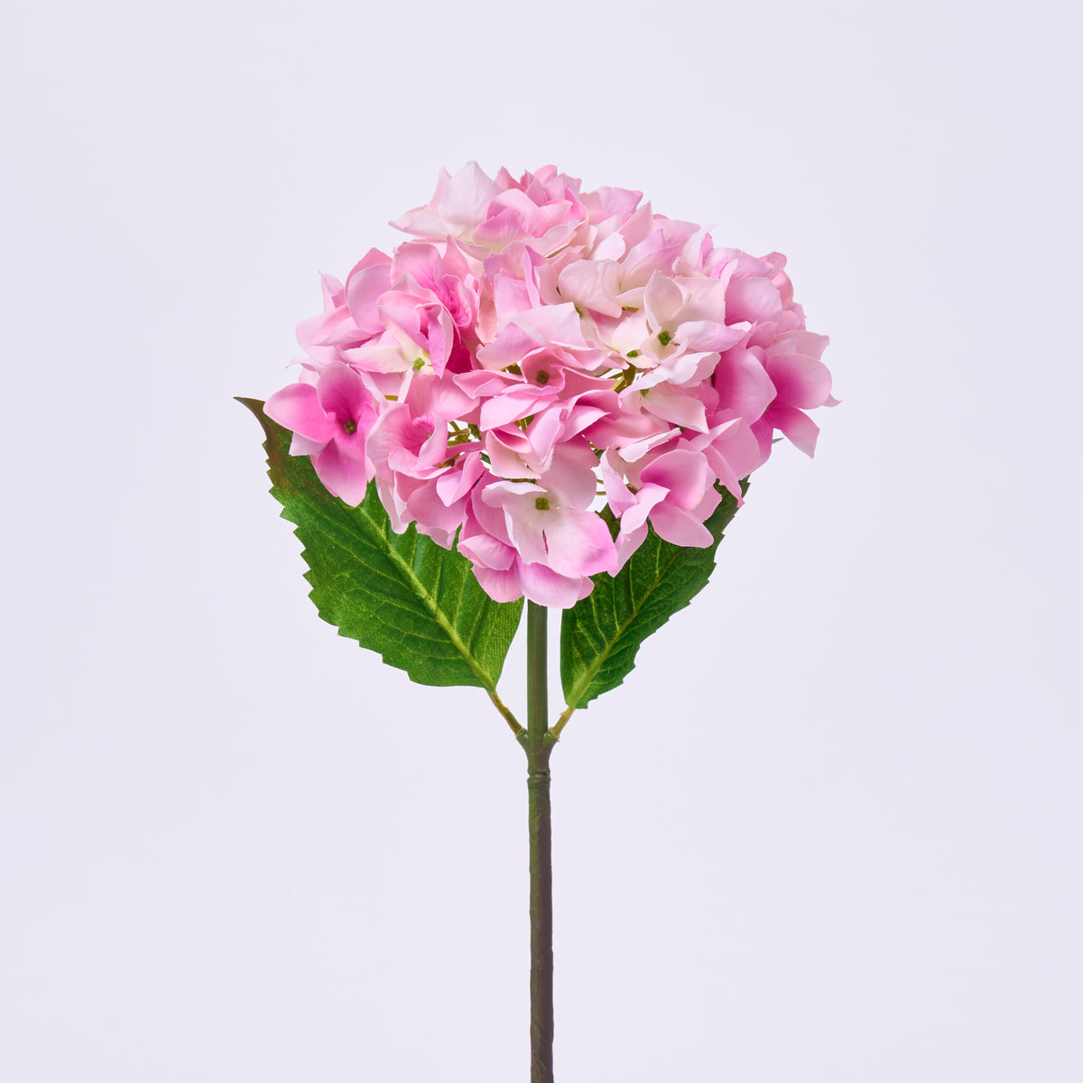 Real Touch Light Pink Garden Hydrangea Bloom Single Stem Faux