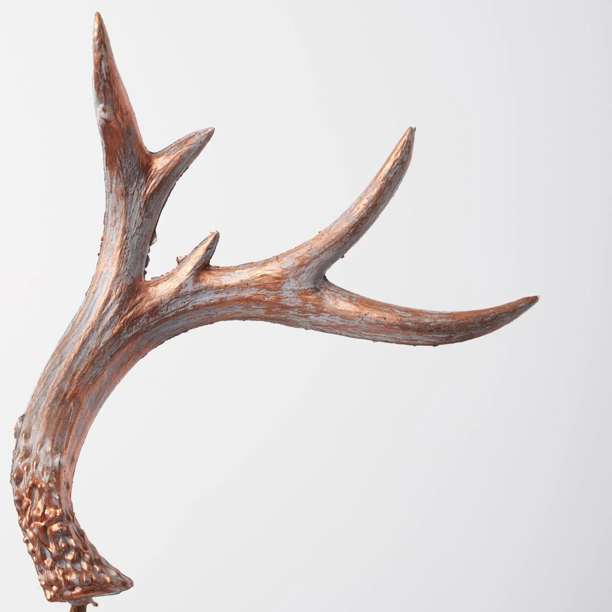 Antique Bronzed Brushed Large Deer Antler Christmas Fall Spray