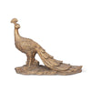 Large Bronzed Cameo Peafowl Peacock Statue Fall Luxury Home Decor