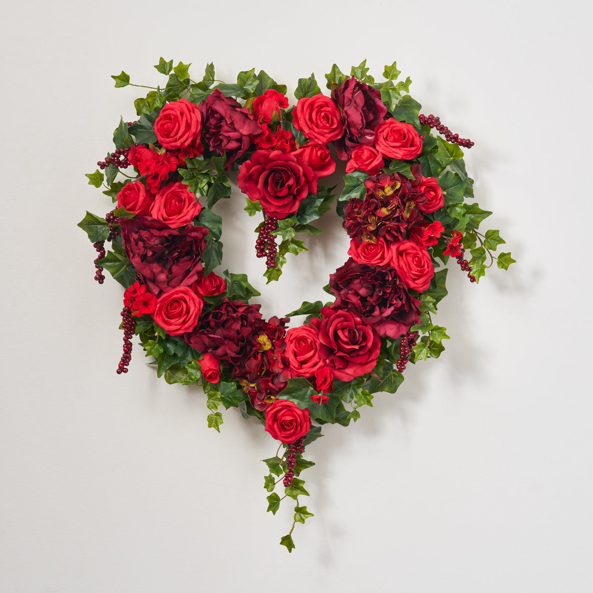 50 Shades of Red - Red Rose, Hydrangea & Cherry Blossom