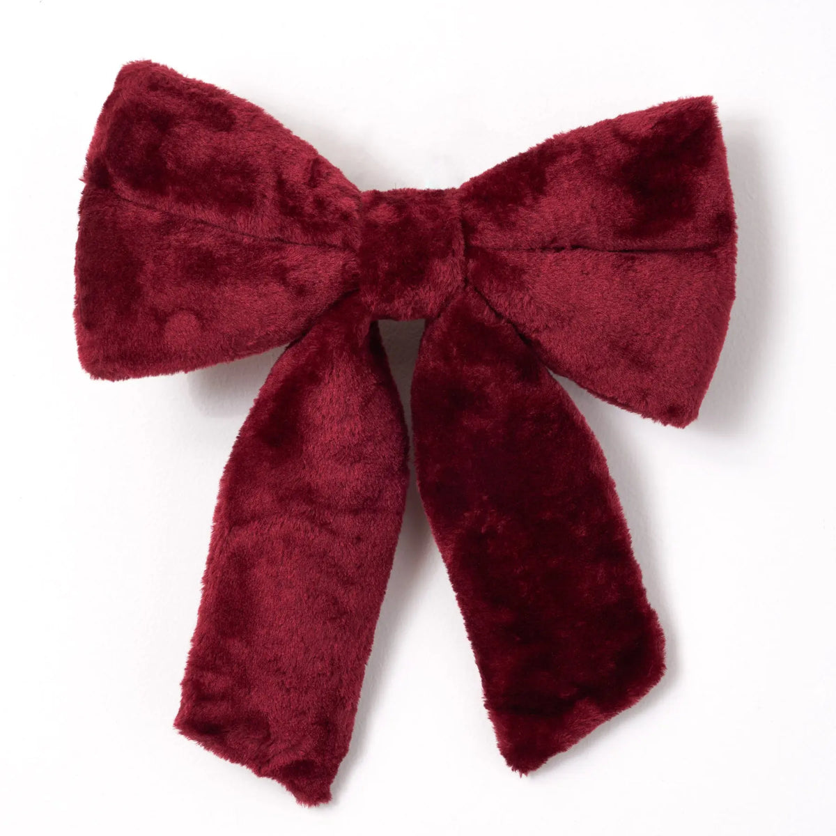 Mignonne Gavigan Matilee Burgundy Velvet Rhinestone Hair Bow Maroon Velvet Hair Bow - Rhinestone Cord | Secure Clip  main image 3