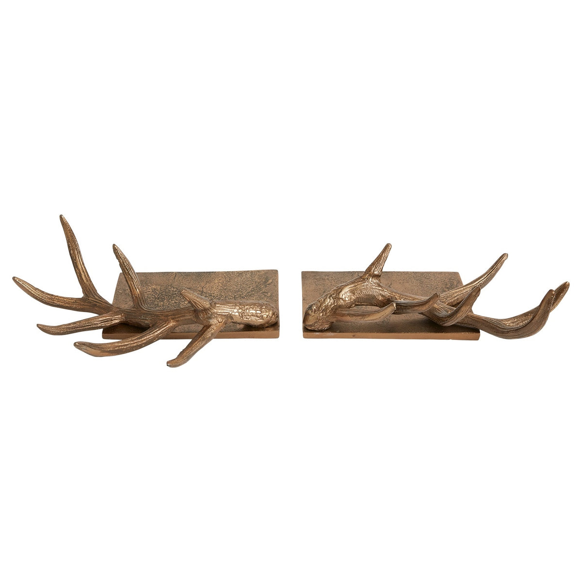 Eric + Eloise Collection Bronzed Aluminum Antler Stocking Holder