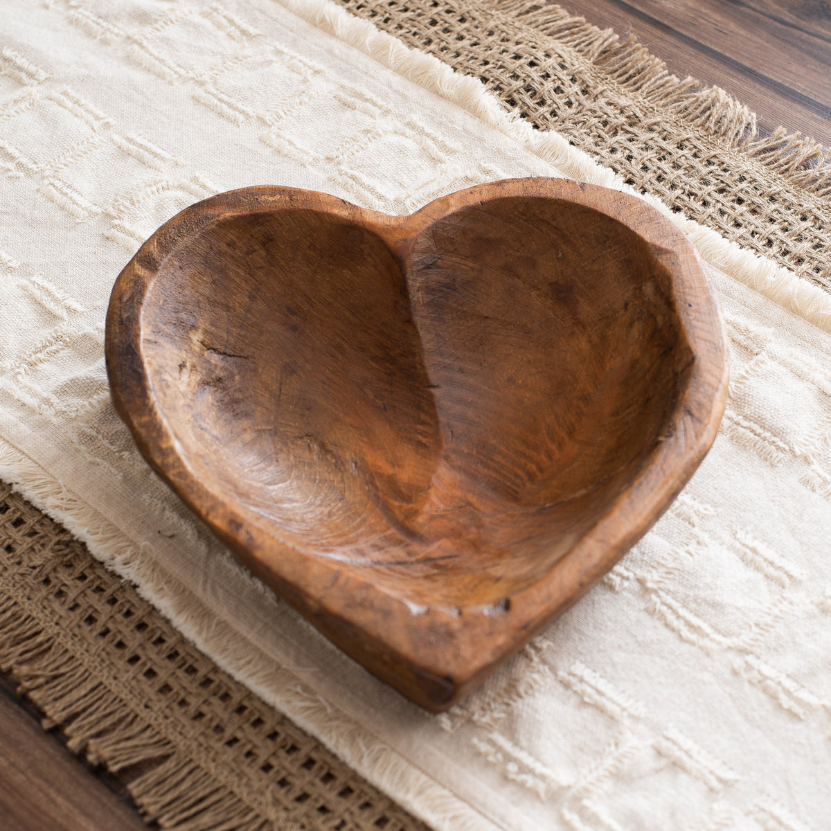 Heart Bowl, Made From Acacia Wood