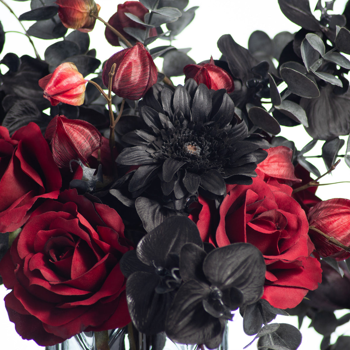 Vintage Diablo Rose Series Flower Charms Dark Moonlight Rose