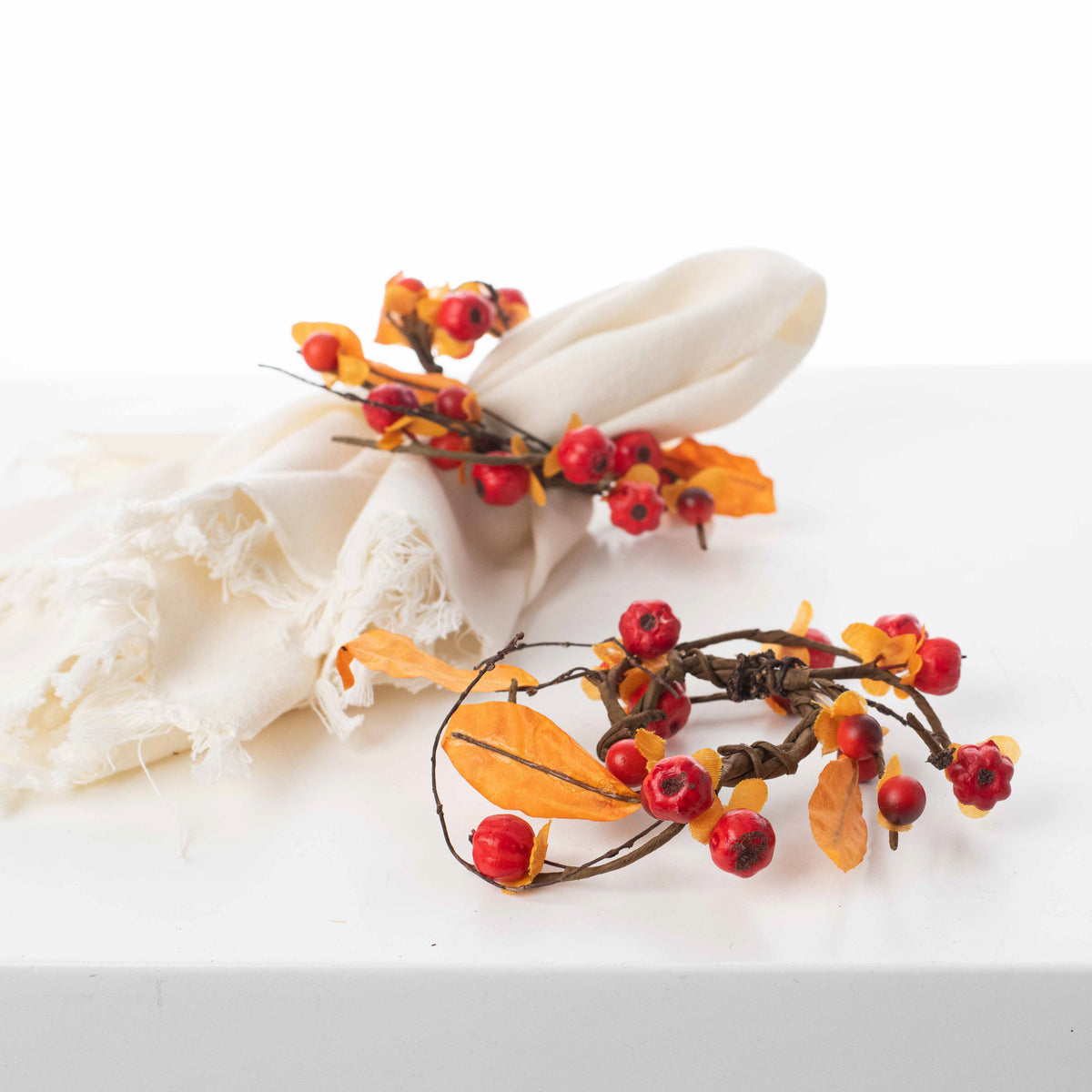 Holiday Twig Berry Napkin Ring + Reviews