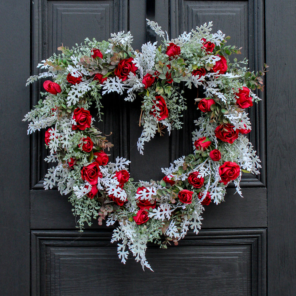 Soulmate Valentine's Day Heart Wreath - TwoInspireYou