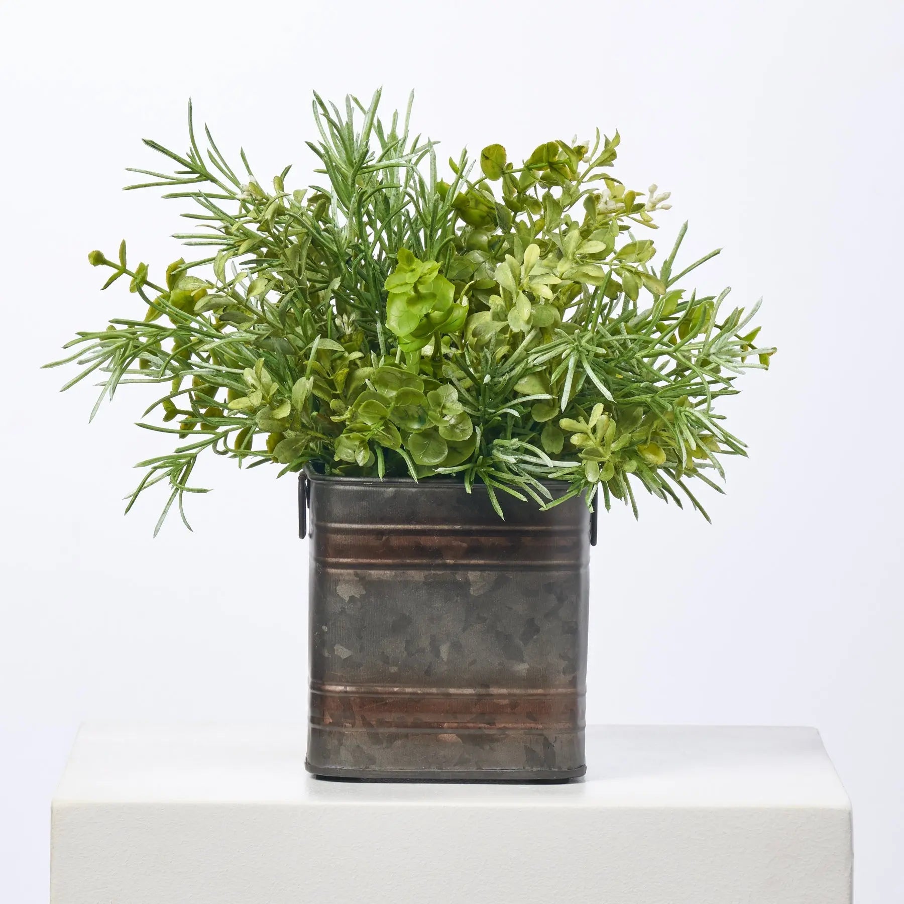potted plant box All Seasons Mixed wood Eucalyptus Greenery Everyday Window Planter – Darby Creek Trading