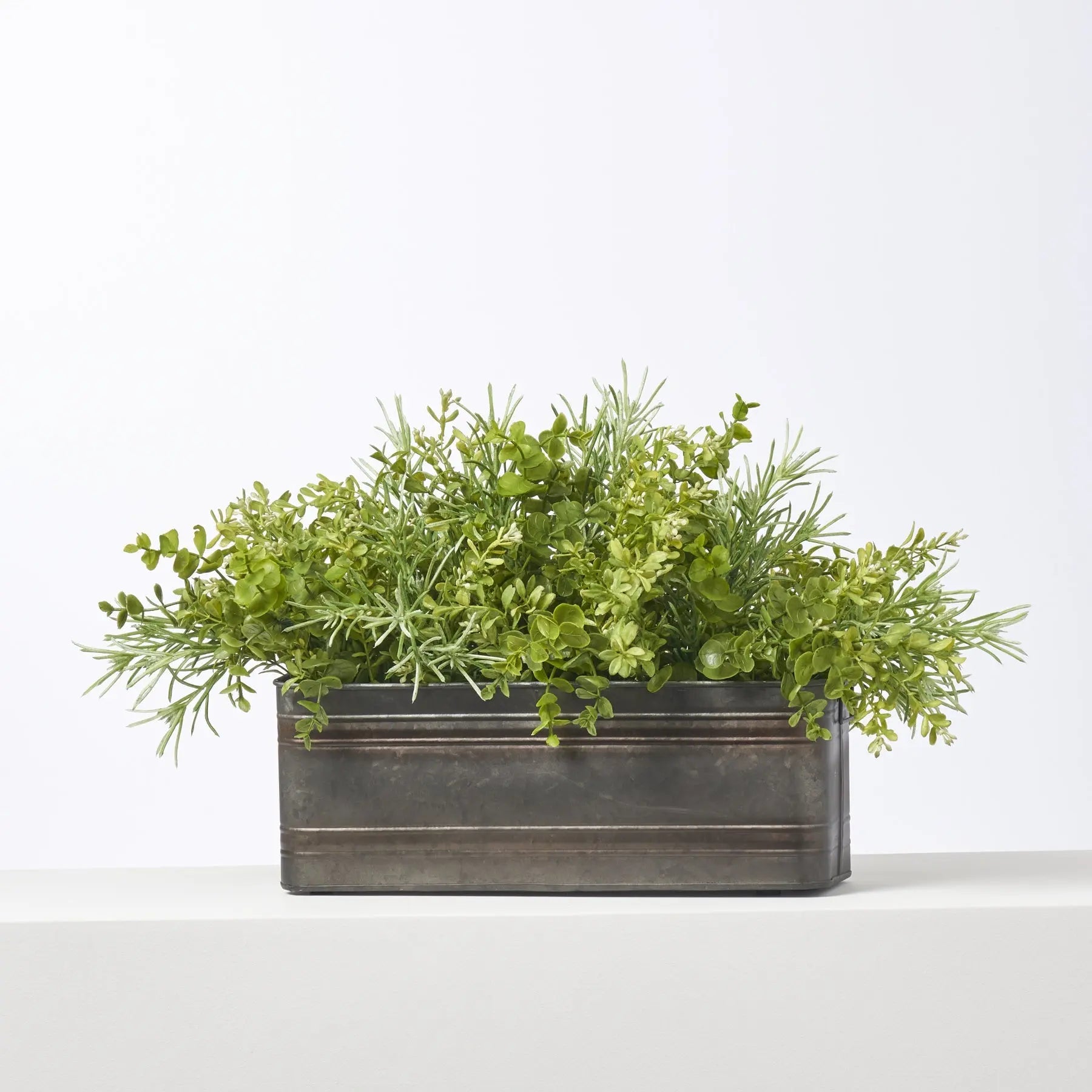 Box Greenery All Seasons Mixed wood Eucalyptus Greenery Everyday Window Planter ...