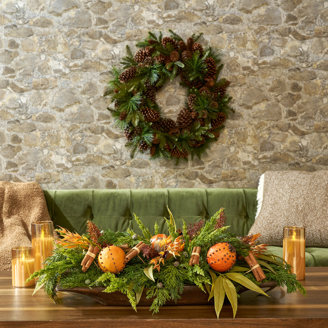 Woodland Spice & Citrus Wreath