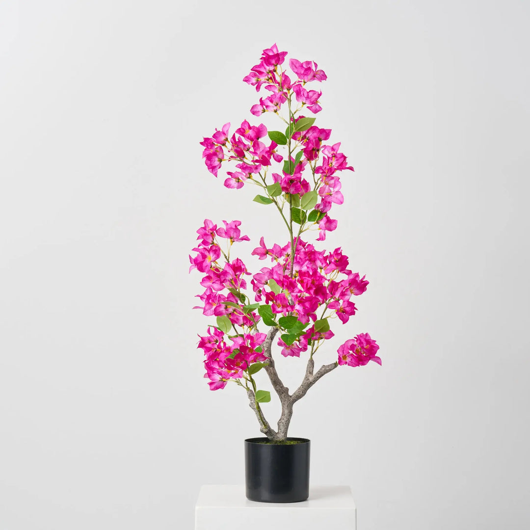 magenta plant pot Short Faux Magenta Bougainvillea Potted Tree Outdoor Urn Filler in – Darby  Creek Trading