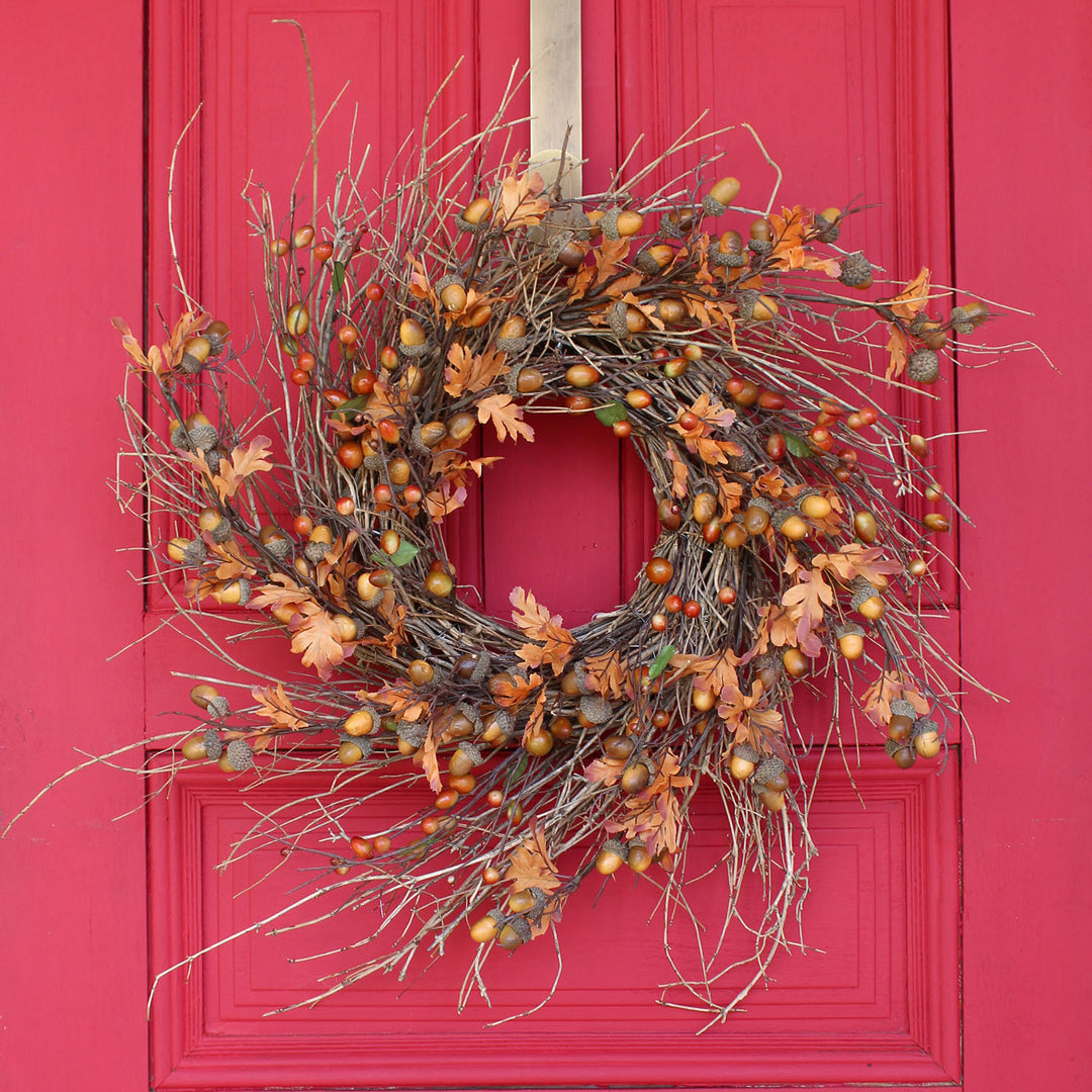 Rustic Farmhouse offers Fall Autumn Natural Twigs and Branches Wreath