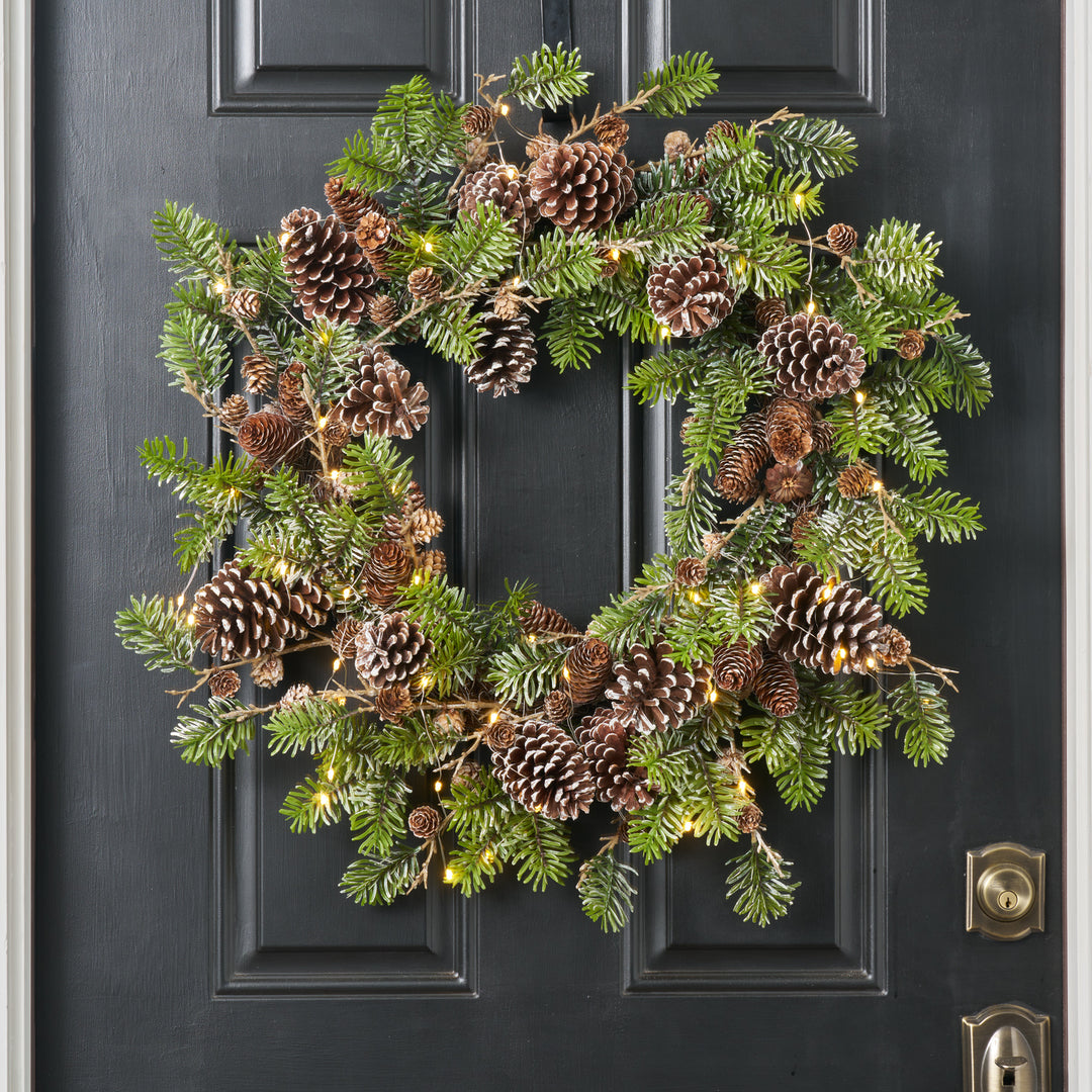  Nordic Spruce Wreath クリスマス 35cm 24