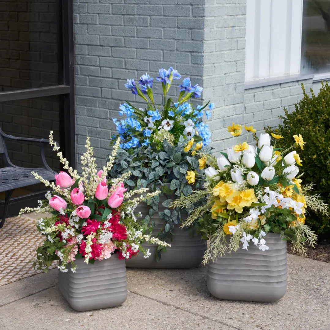 Faux Outdoor Urn Fillers & Artificial Floral Arrangements  Darby Creek   Darby Creek Trading