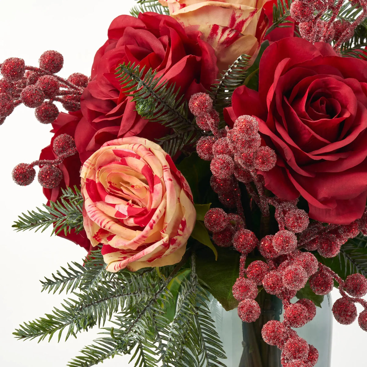 Roses In Jar With Candy Canes 203 Candycanes In Jar Stock Photos,