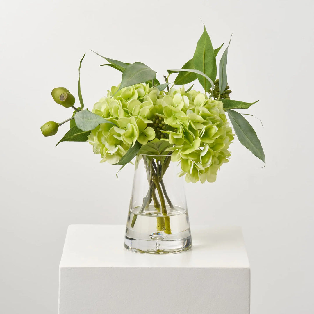 artificial hydrangeas plant Real Touch Green Hydrangea, Lifelike Eucalyptus & Seed Pods Everyday –  Darby Creek Trading