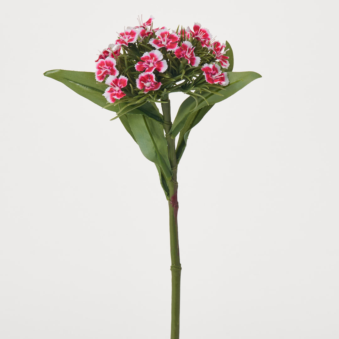 Pink Real Touch Mini Dianthus Wildflowers 12