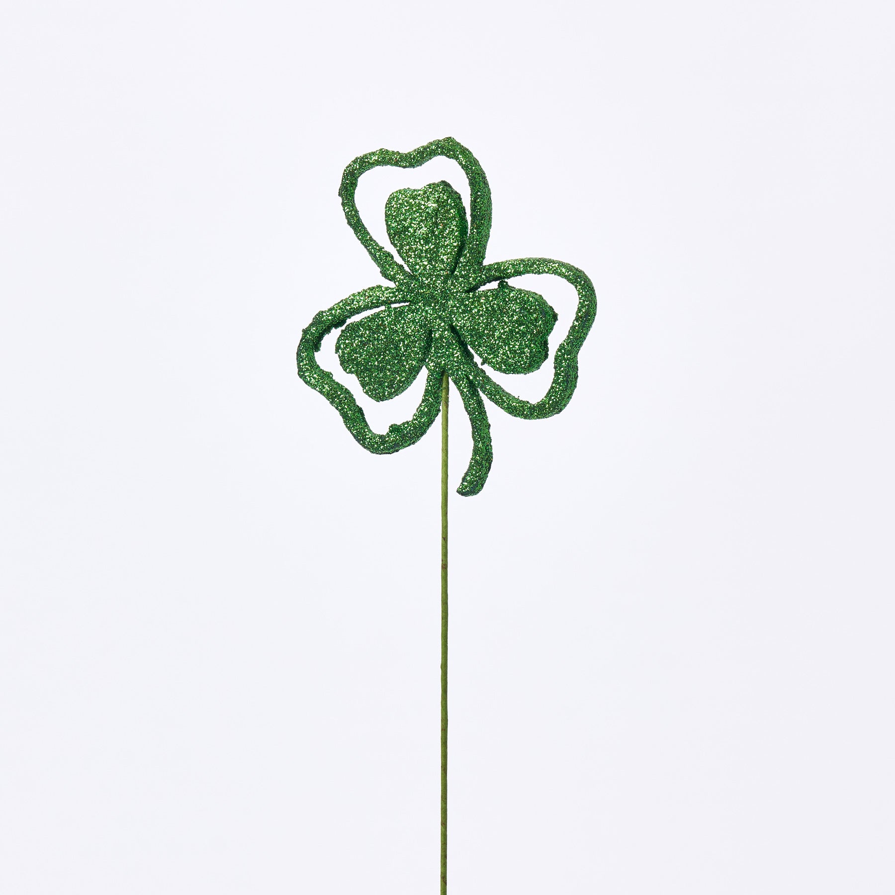 Saint Patricks Day Glitter 4 Leaf Clover Direct to Film (DTF