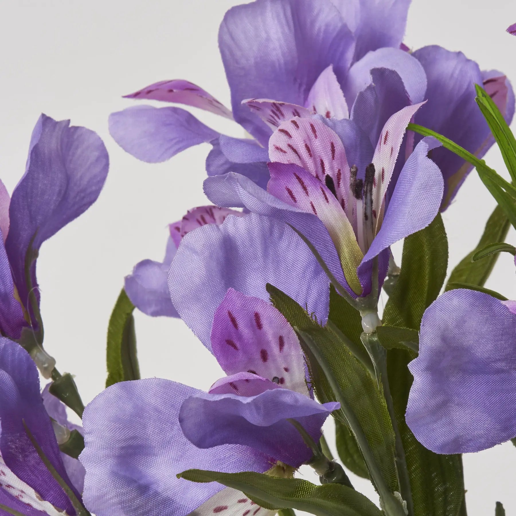lavender alstroemeria flower Violet Purple Silk Alstroemeria Blooms Faux Floral Bush Spray