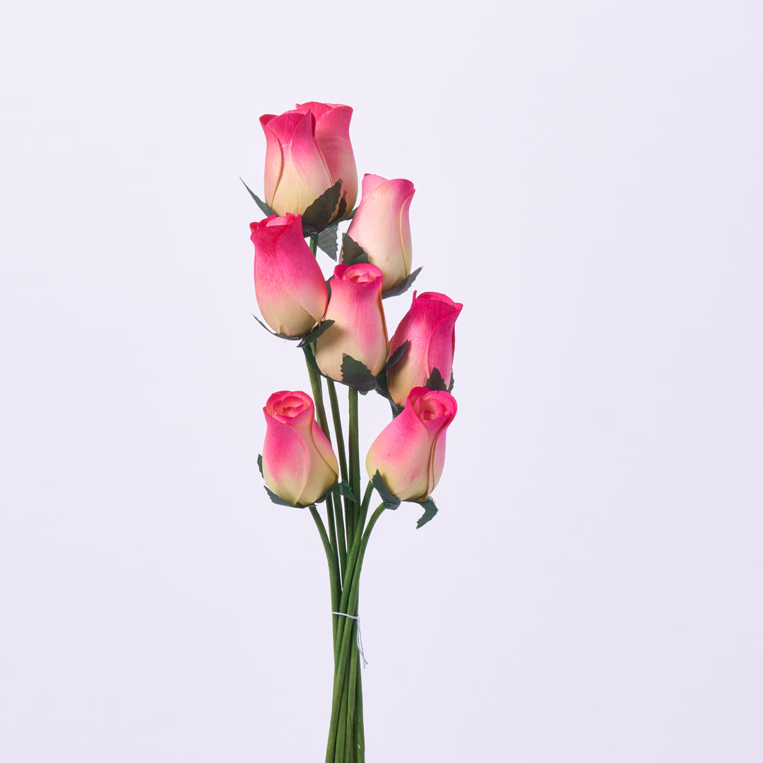 FLWSTM2683WoodenClosedBudRoseB