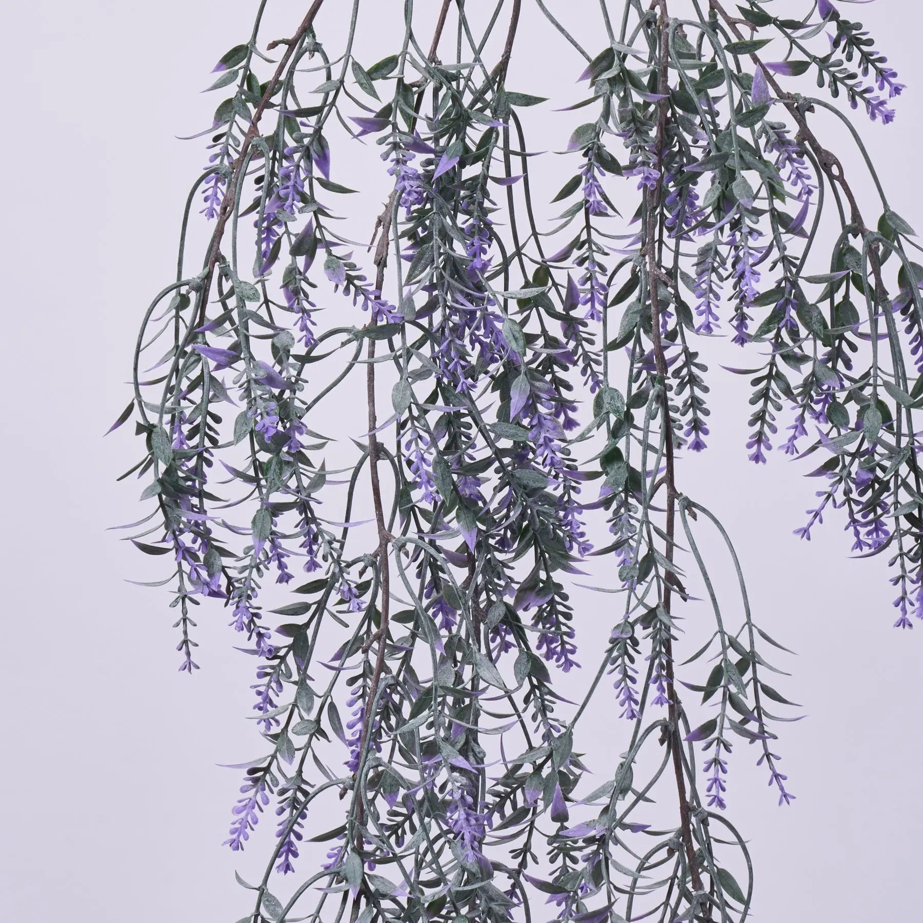 lavender hanging plants Purple Hanging Lavender Bush Draping Spring Faux Floral Spray