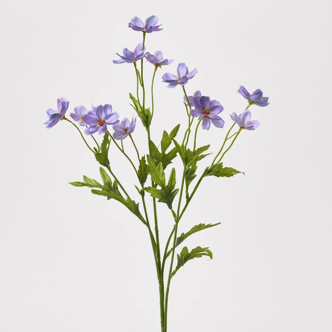 Lilac Purple Mini Wildflower Cosmos Pick Single Long Stem Faux