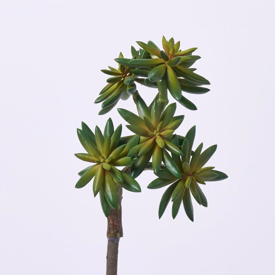 succulent spray Lush Forest Green Soft PE Succulent Plant Spray