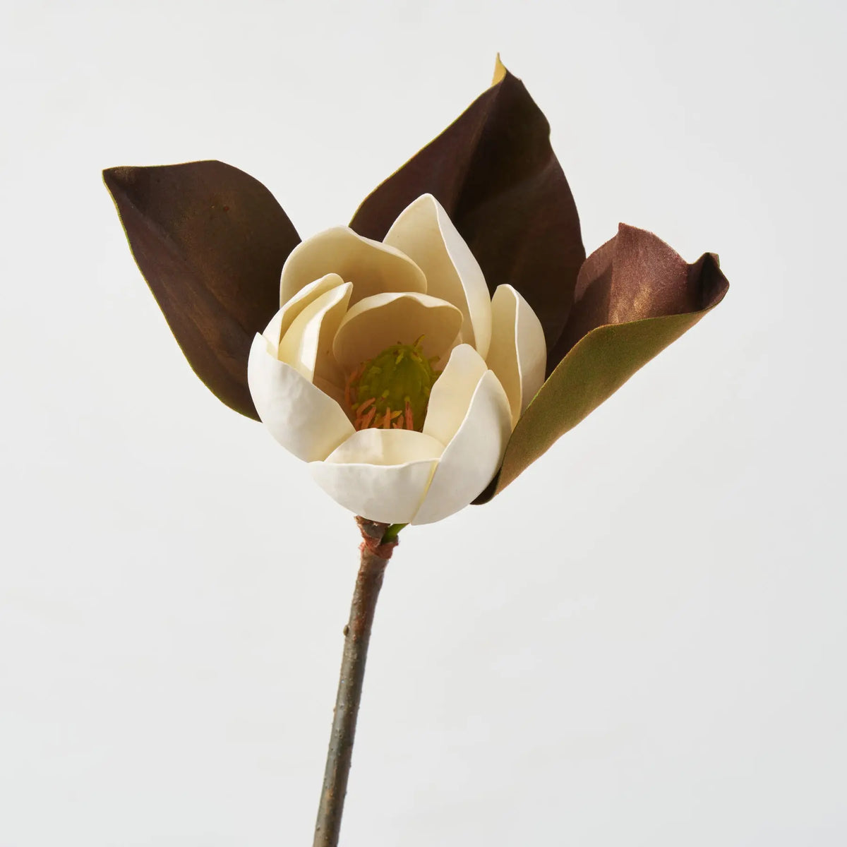 Real Touch Fall Brown Small Magnolia Bloom 24