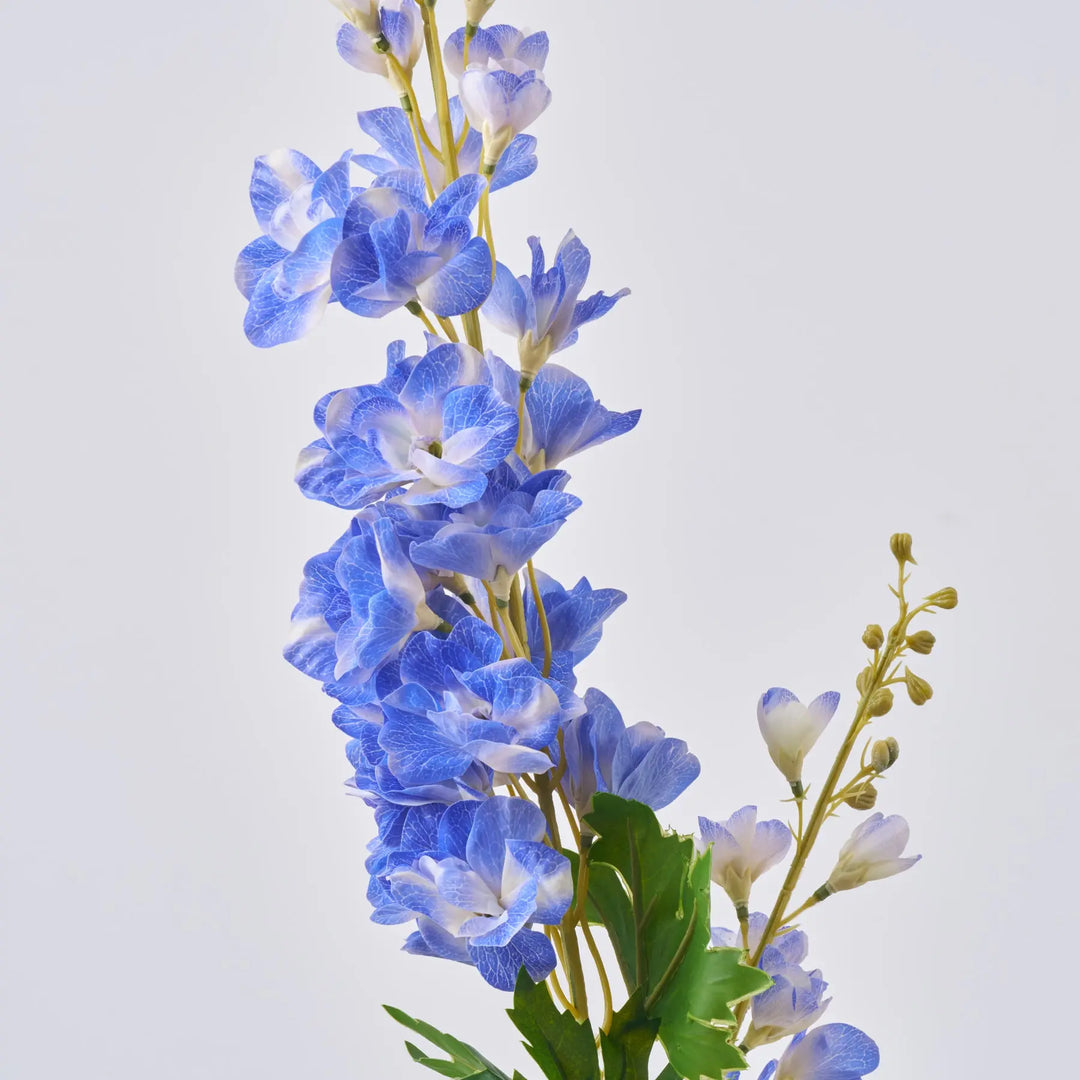 bluelabel★プロフ読んでね Blooming Blue Real Touch Delphinium Spray Long Stem Faux Floral 36