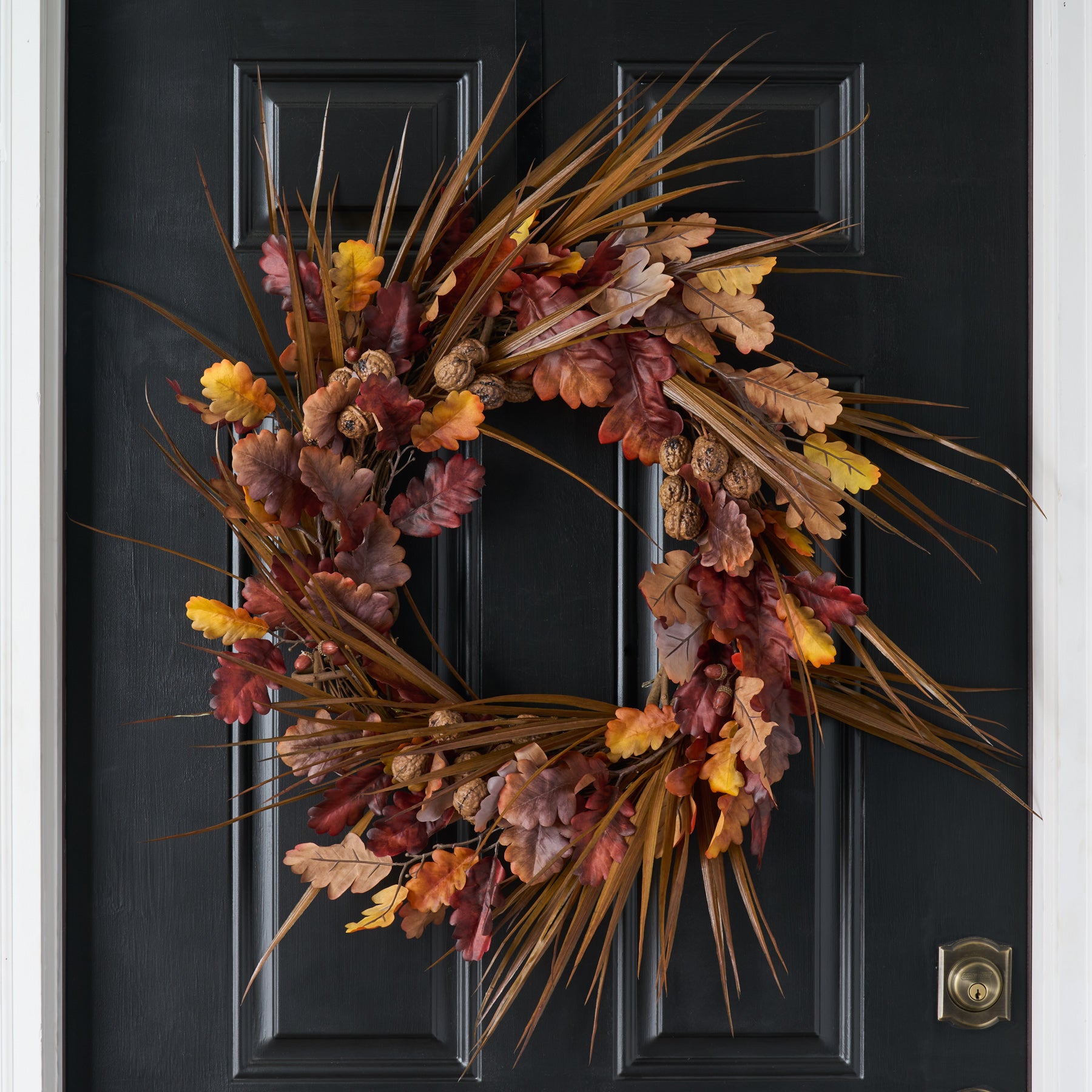 Under the Chestnut Tree Front Door Autumn Wreath Indoor Fall Wall ...
