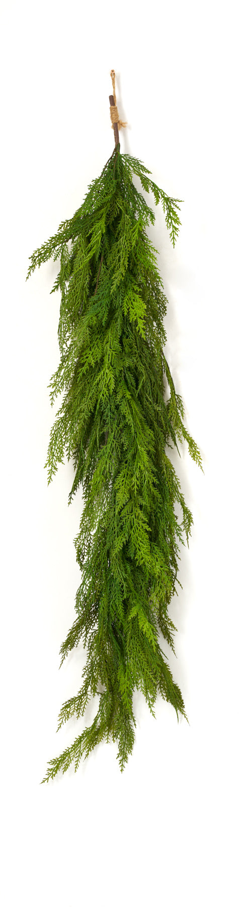 Draping Real Touch Lebanon Cedar Garland Dripping Winter Greenery Chri ...