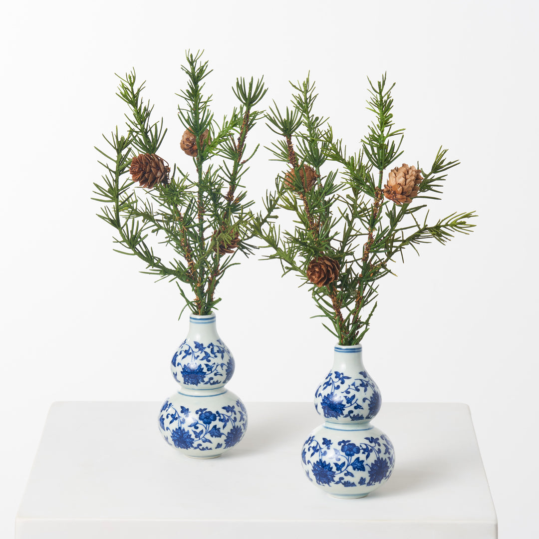 Set Of Two Blue Flameless Tabletop Set Of Two Blue Flameless Tabletop