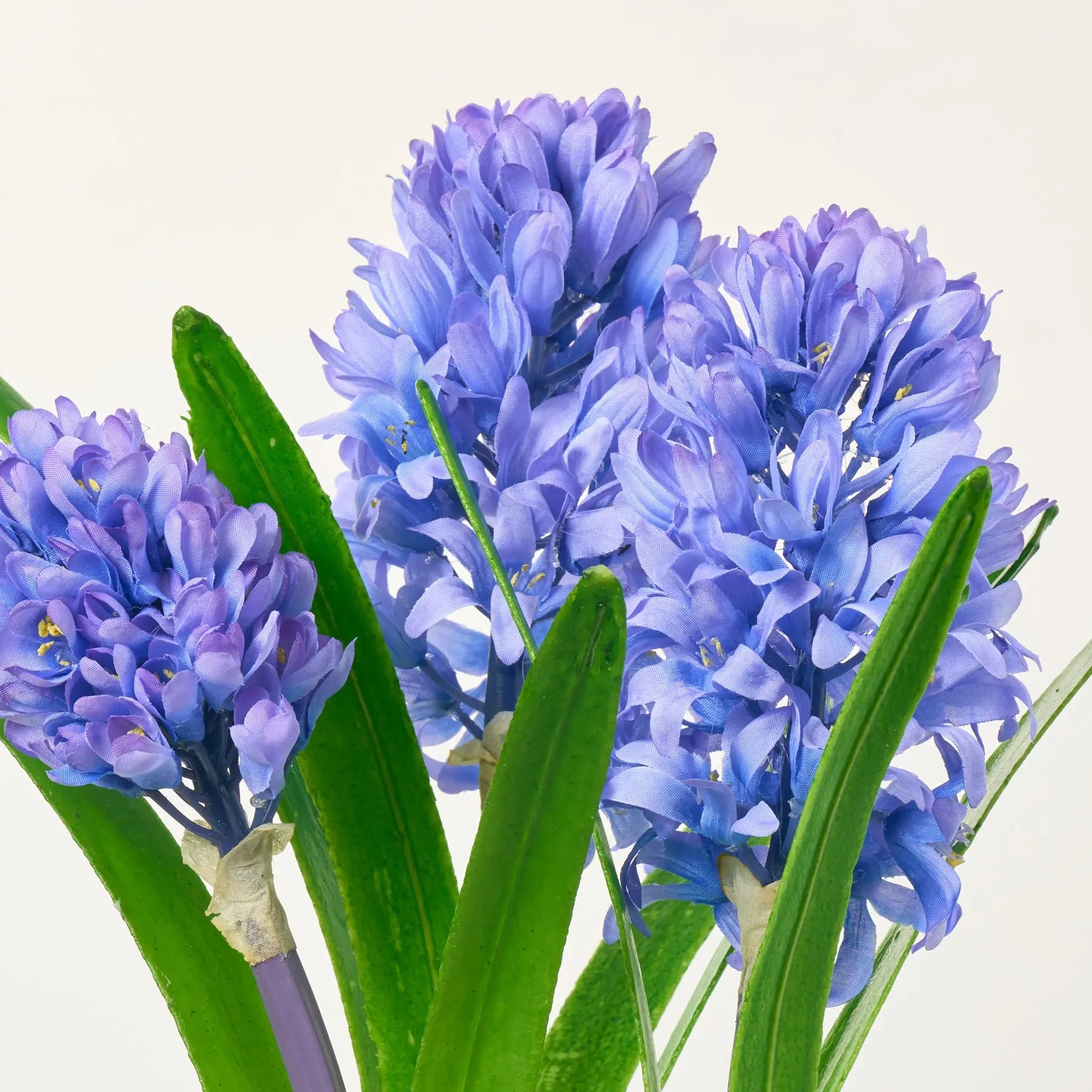 blue hyacinth house plant 14.5" Hyacinth in Ceramic Vase | Blue | Artificial | 2 pieces