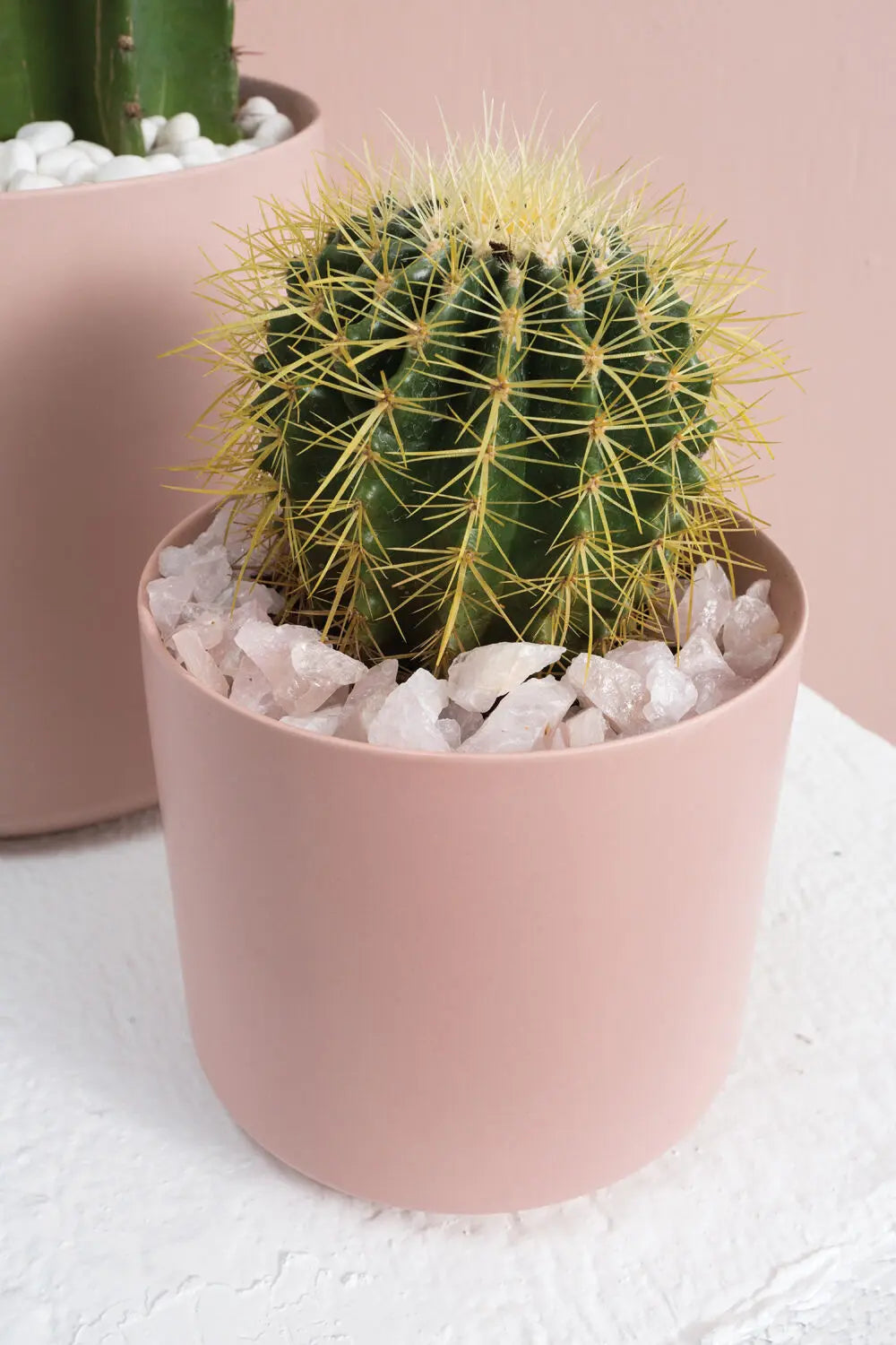 house plant pebbles Light Pink Rose Polished Quartz Pebbles Houseplant Accent Bowl Filler –  Darby Creek Trading