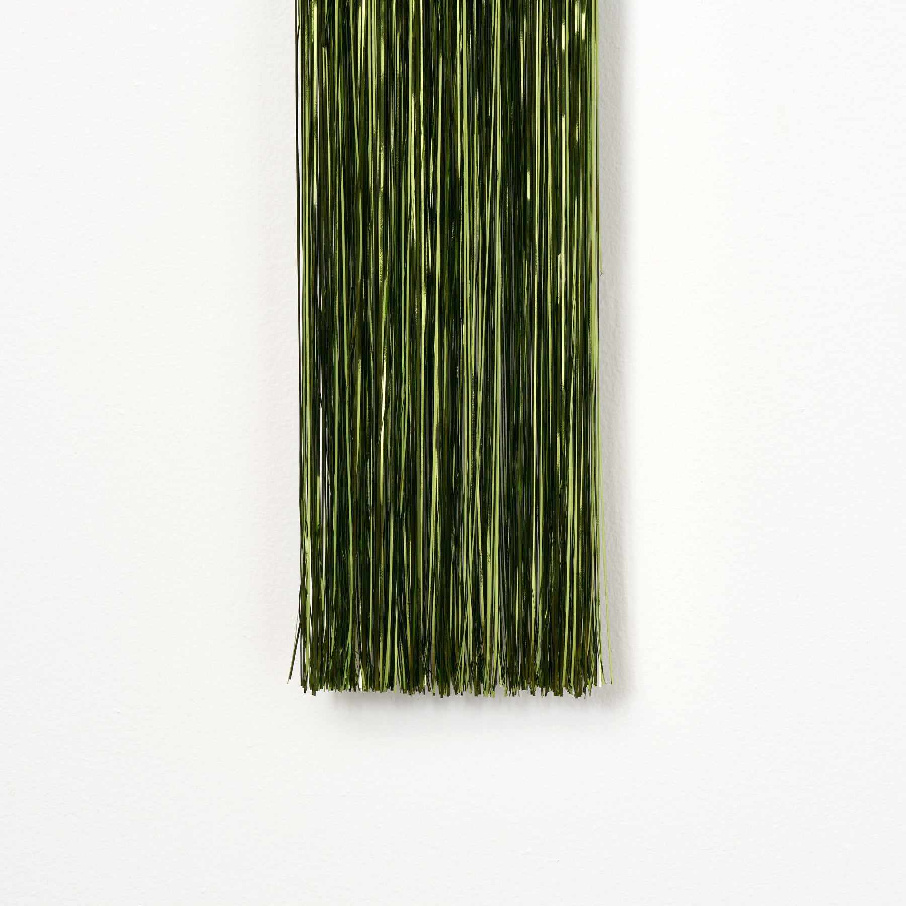 Metallic Green Lametta Christmas Tree Tinsel Holiday Party Decor