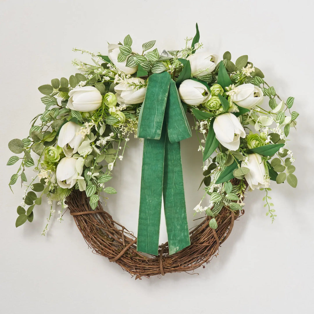 Celtic Fields St. Patrick's Wreath - Handcrafted USA | Green