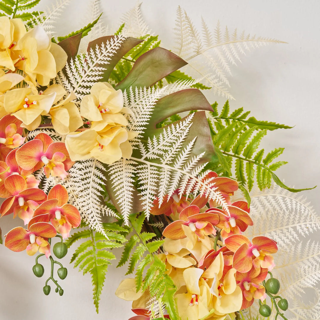 Fern & Flora Fantasy Tropical Wreath 28