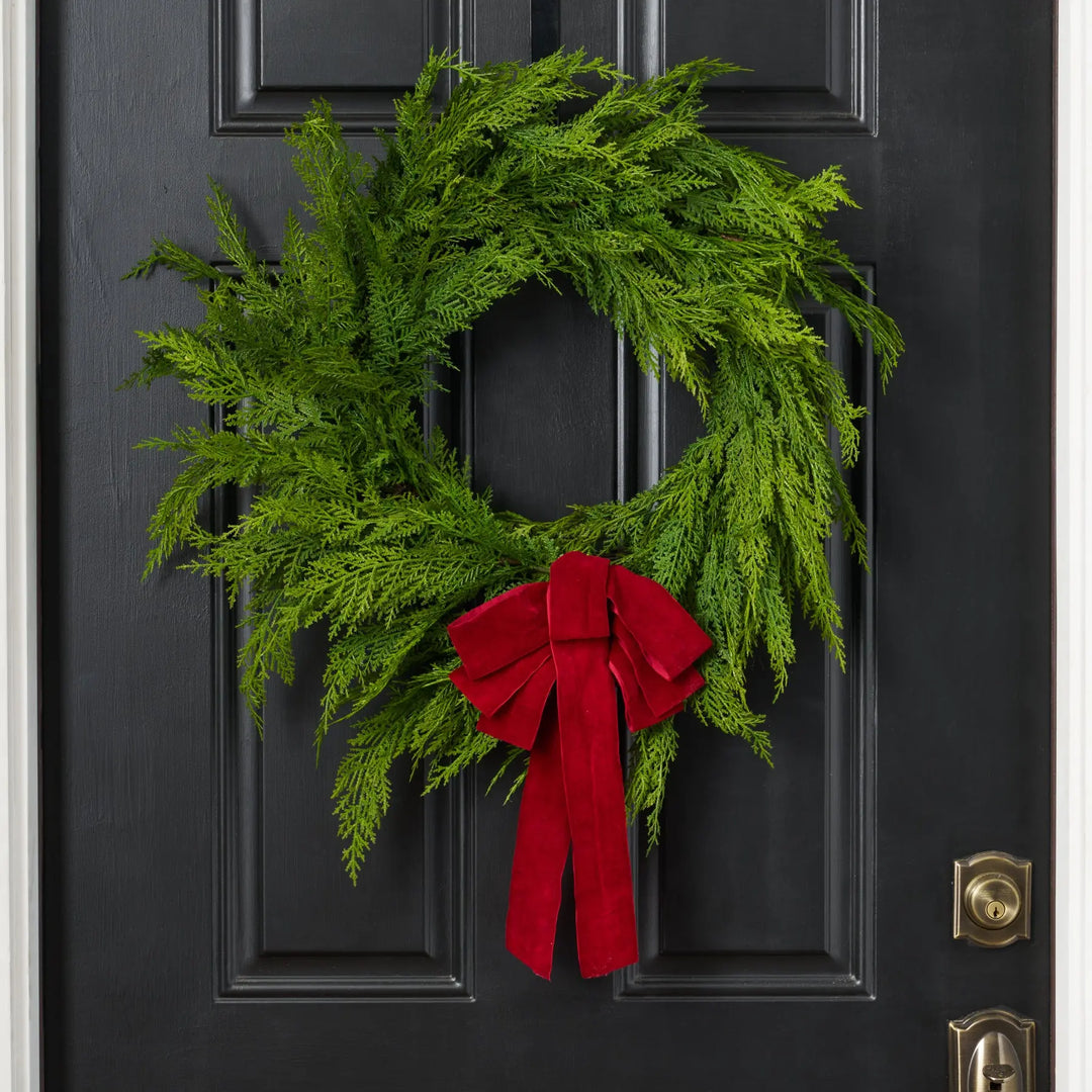 Real Touch Lebanon Cedar Outdoor Winter Greenery 24