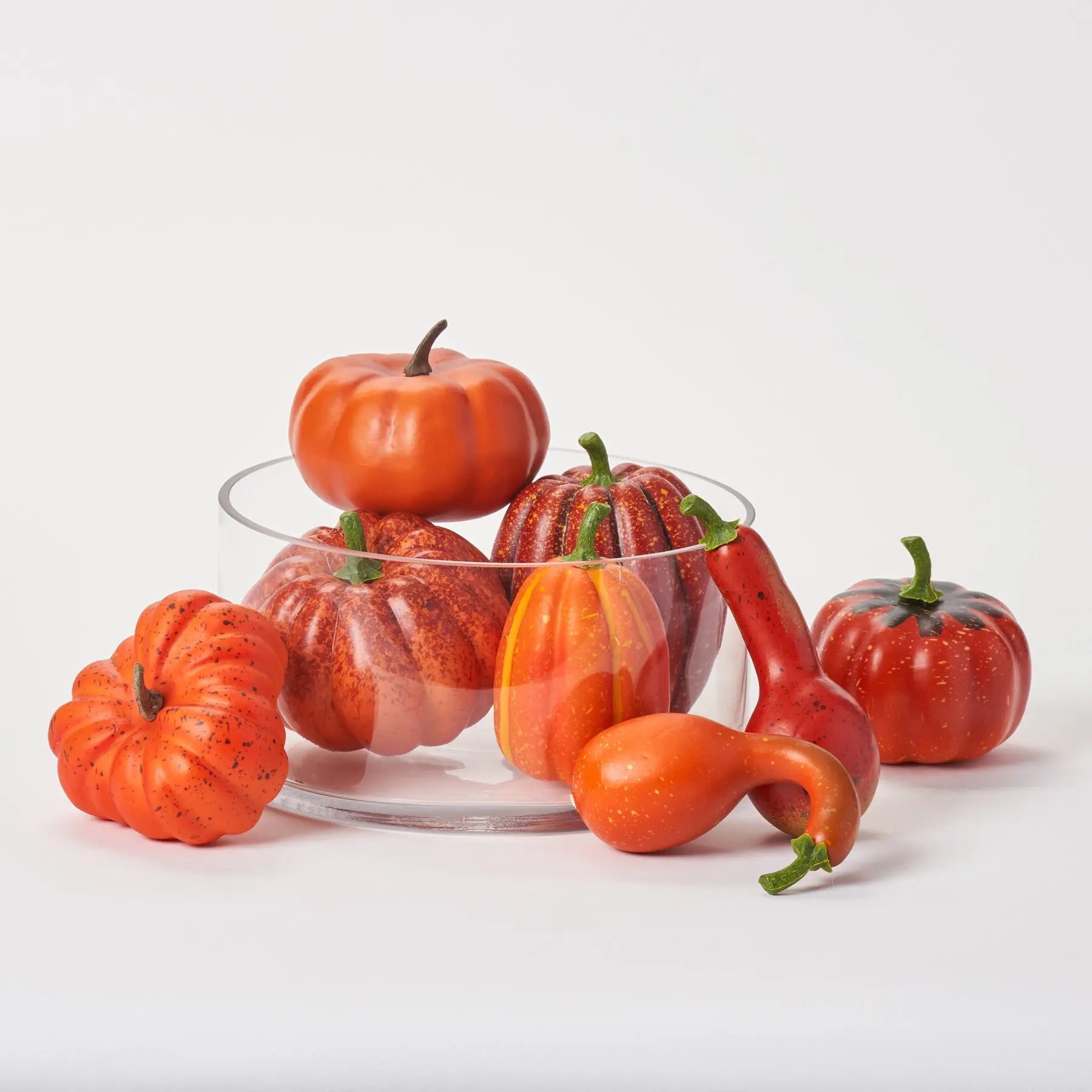 Pot Citrouille En Céramique Pour Halloween/Thanksgiving - 4.6x4.3 Pouces, Décoration Automne, Rangement Bonbons - 4