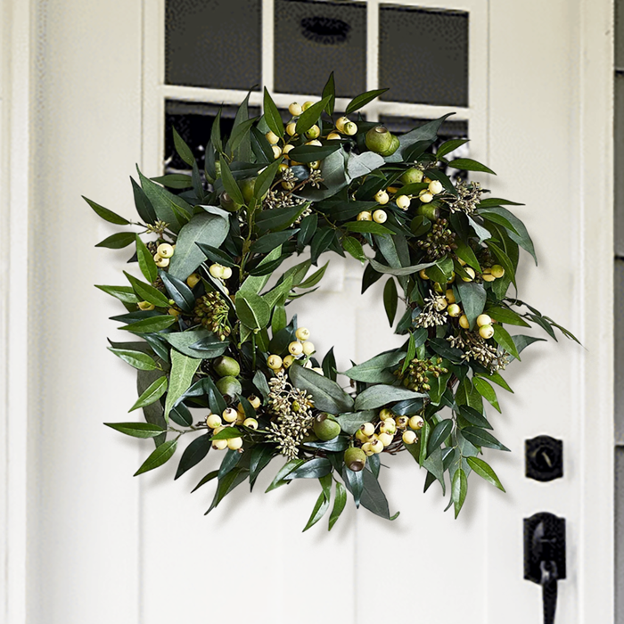 living pothos wreath Red & Green Pothos Vine Artificial Plant in Round Grapevine Hanging – Darby Creek Trading