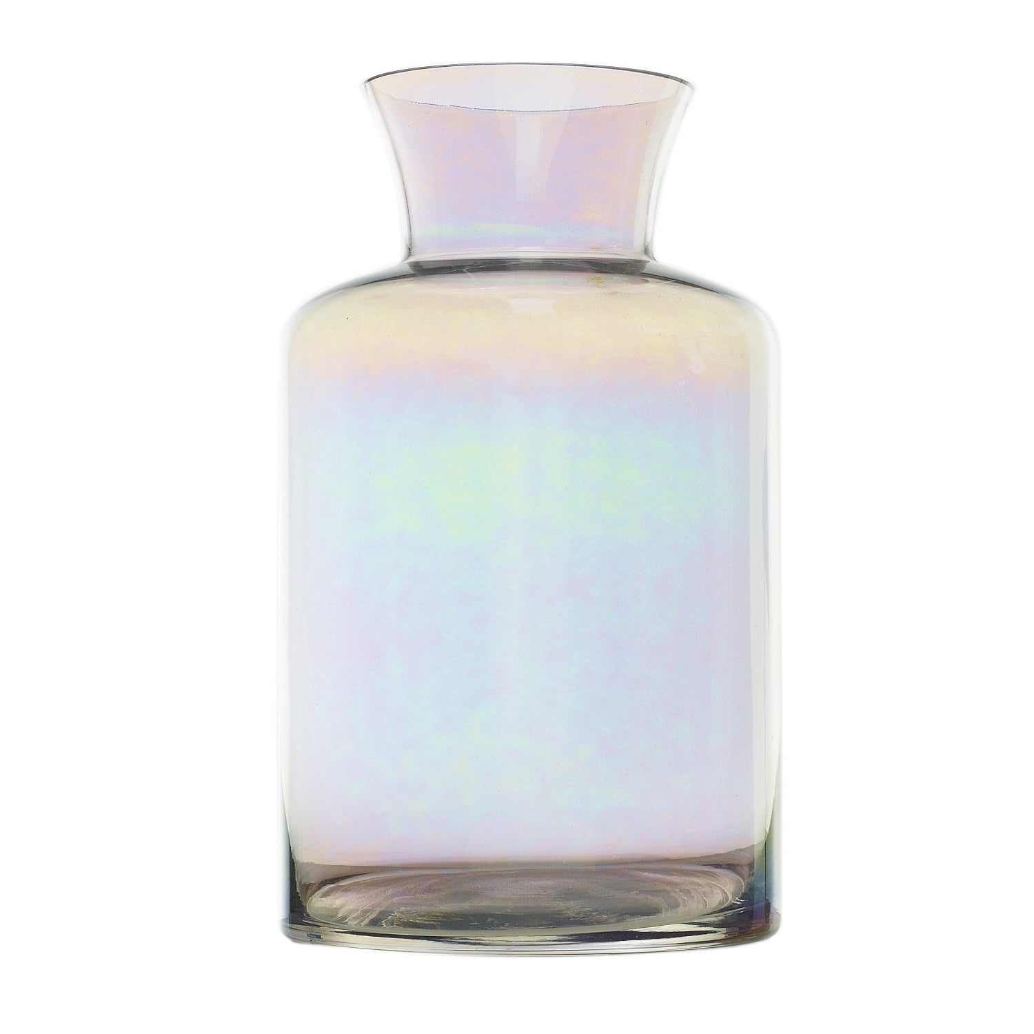Iridescent Ball Glass Flower Vase- CharmyDecor