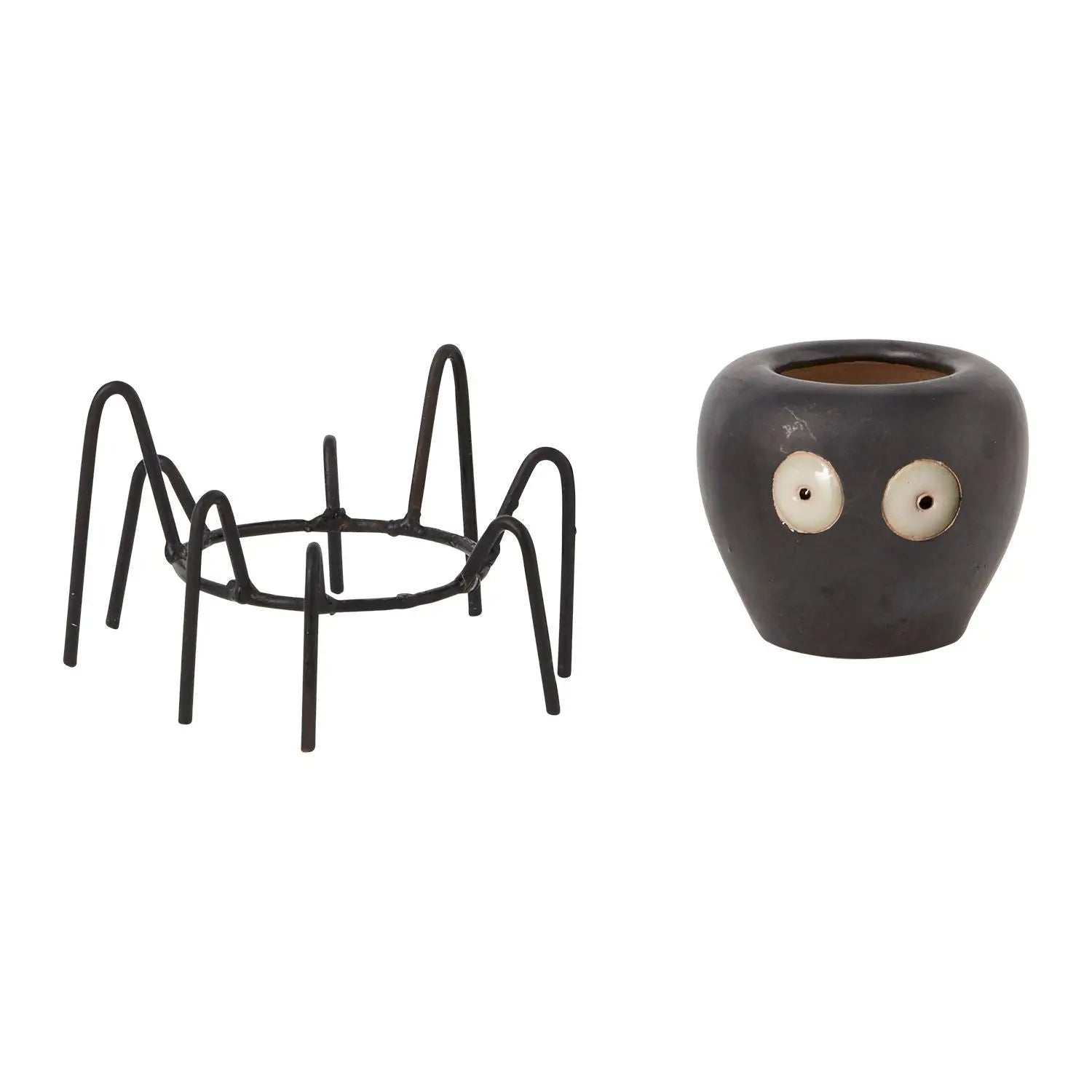 Spider Tea Set Wicked Cute Ceramic Spider Halloween Budvase Decor - Darby Creek ...