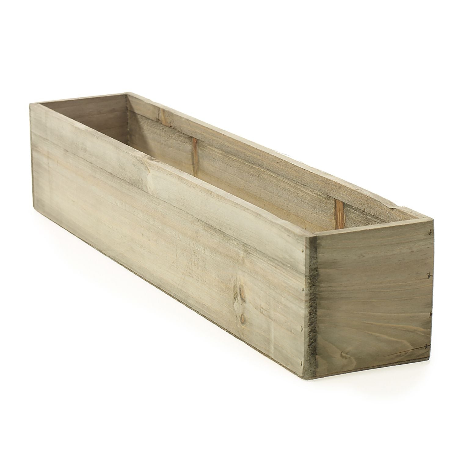 Natural Wood Woodland Rectangle Window Box Planter - 3 Sizes – Darby ...