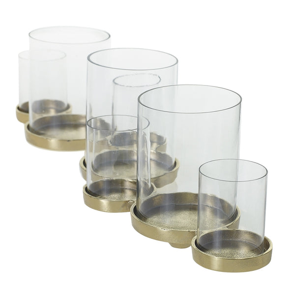 3.75 x 2.5 Modern Cylinder Glass Tealight Candle Holder