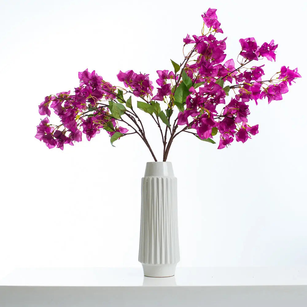 Cerise Purple Bougainvillea Faux Flower Stem | Single or 3 – Darby