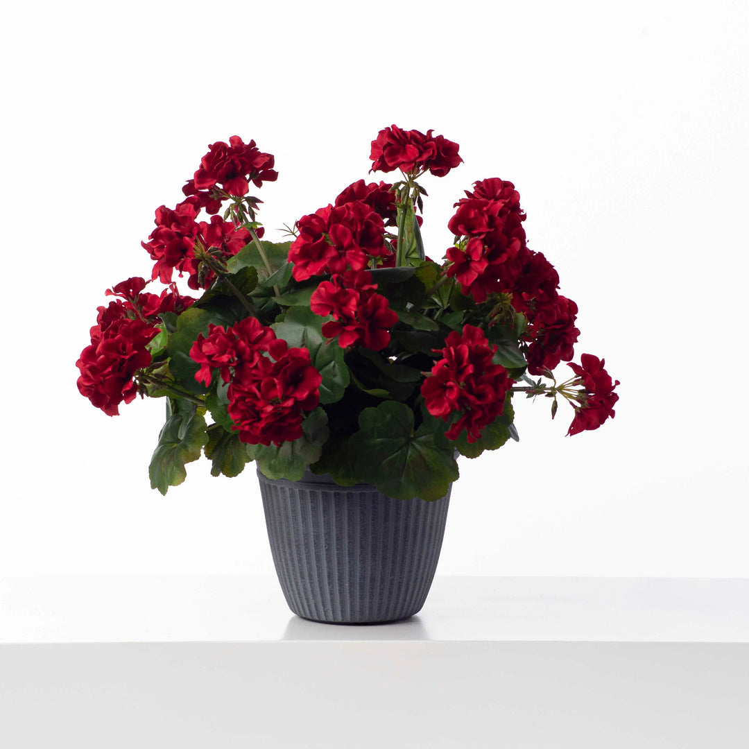 Haute Decor Pink Wild Geranium Artificial Urn Fillers (2-Pack) - Adjustable  Height, Weather Resistant For Outdoor Planters Winter Urn Fillers For  Outdoor Planters