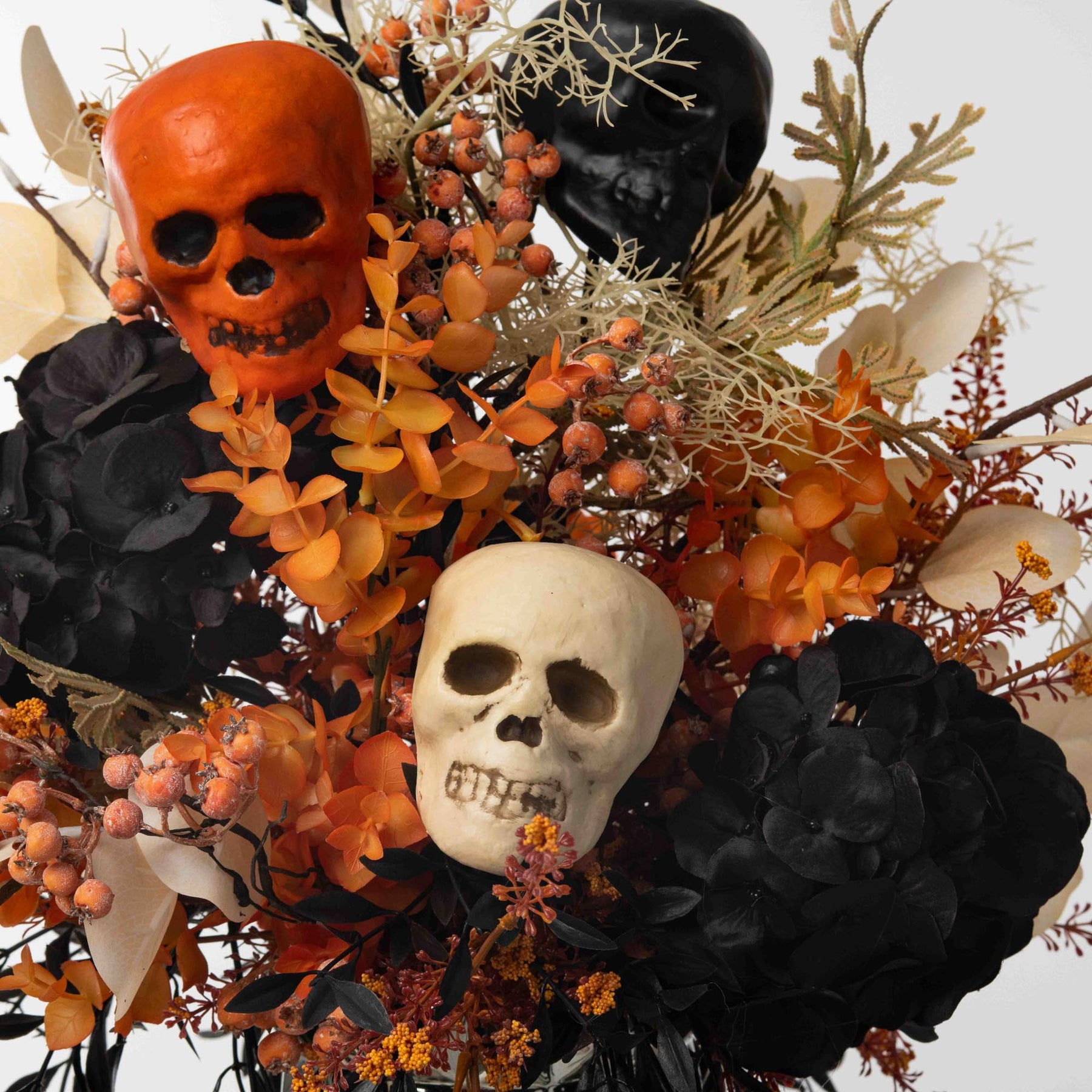 scary halloween skulls